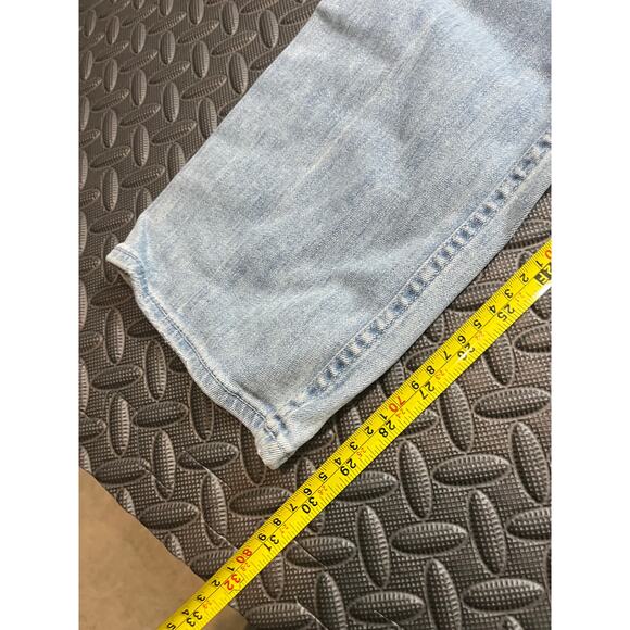 Mother High Waisted Rider Skimp Dreamer Light/Pastel Blue Womens Size 26 - Picture 14 of 15